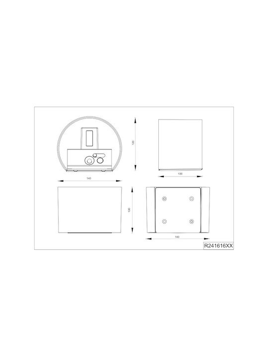 Trio Lighting Μοντέρνο Φωτιστικό Τοίχου