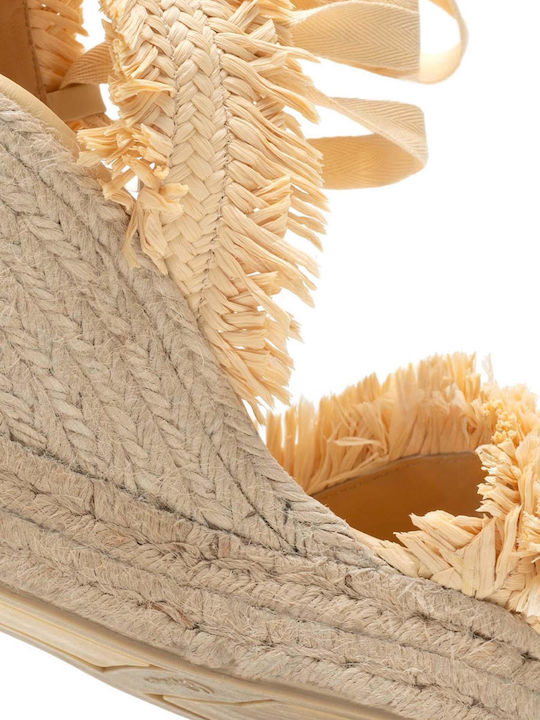 Women's Platform Espadrilles Beige