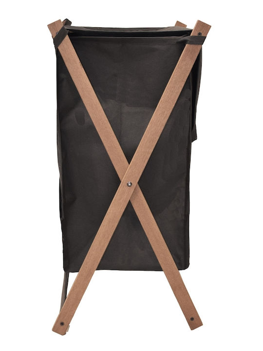 Sepio Καλάθι Απλύτων Υφασμάτινο 39lt με Καπάκι 36.5x43.5x61cm Γκρι