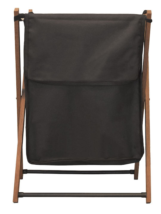 Sepio Καλάθι Απλύτων Υφασμάτινο 39lt με Καπάκι 36.5x43.5x61cm Γκρι