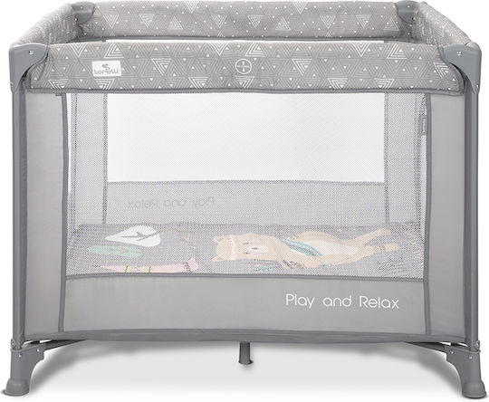 Lorelli Play Laufstall mit Matratze Gray 100x100cm