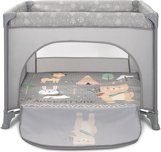 Lorelli Play Laufstall mit Matratze Gray 100x100cm