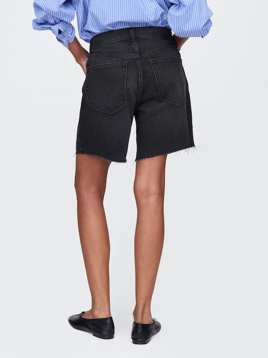 Damen Bermuda Jean Black
