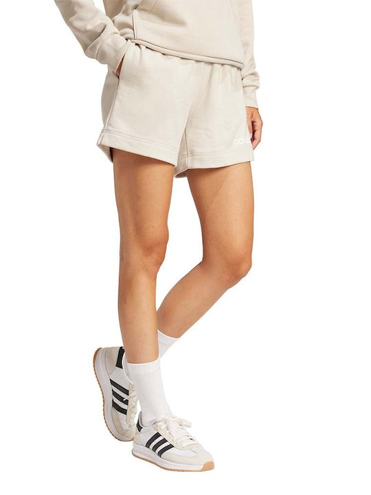 French Femei Prosop Pantaloni scurți Pantaloni scurți Bej