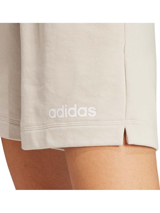 French Femei Prosop Pantaloni scurți Pantaloni scurți Bej