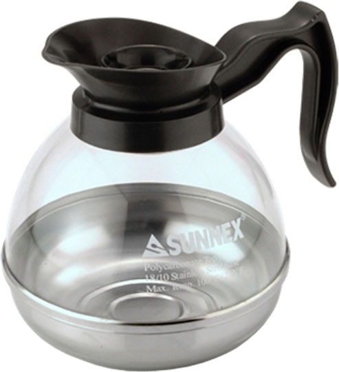 Edelstahl Basis 18/10 Krug Professionelle Servierkanne Kunststoff 1800ml