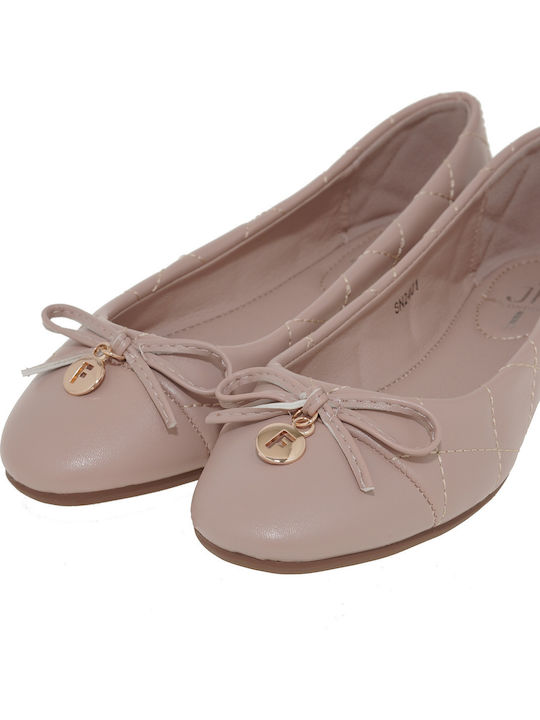 Damen Ballerinas Rosa