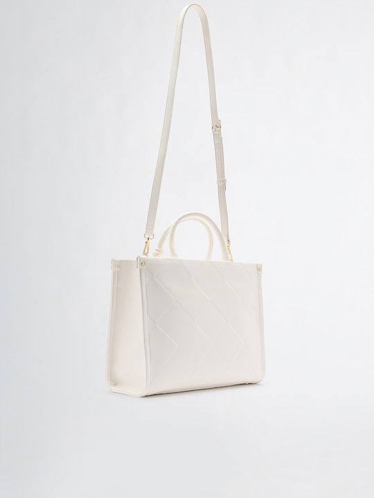 Women's Off White Tote Bag