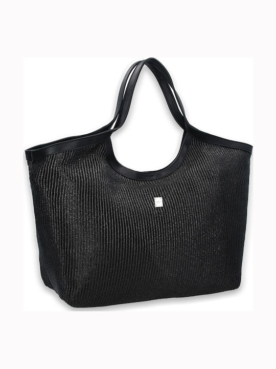 Straw Women's Bag Shoulder Black