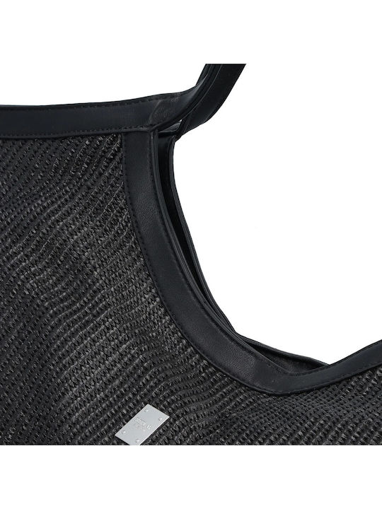 Straw Women's Bag Shoulder Black