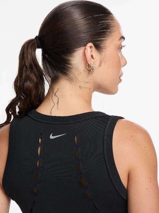 Bluză Damă Sport Fără Mâneci Dri-Fit Neagră