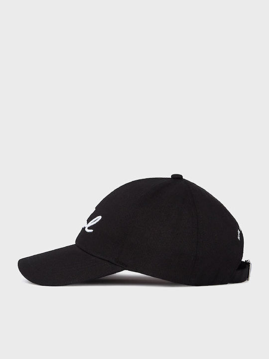 Karl Lagerfeld K Signature Cap Black Hats Female Black A1w33069-999