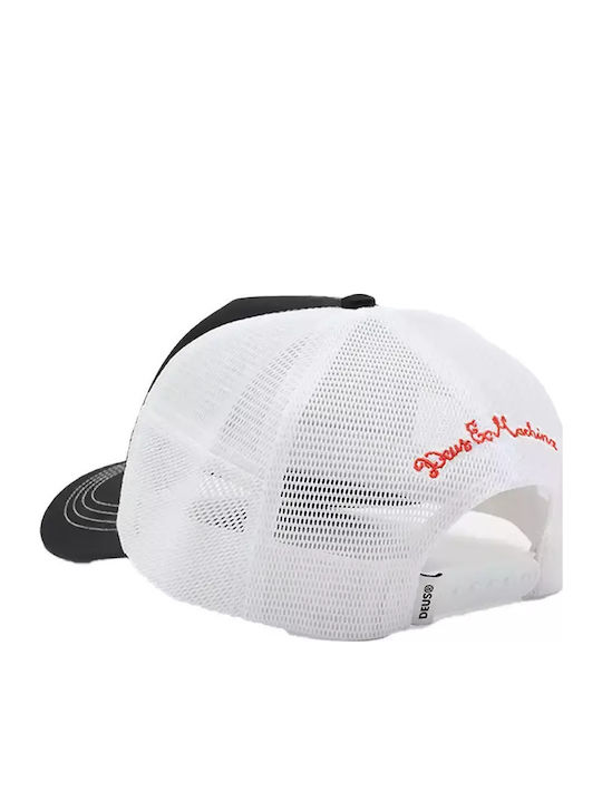 Deus Ex Machina Herren Trucker Jockey Schwarz DMP257172-BLK