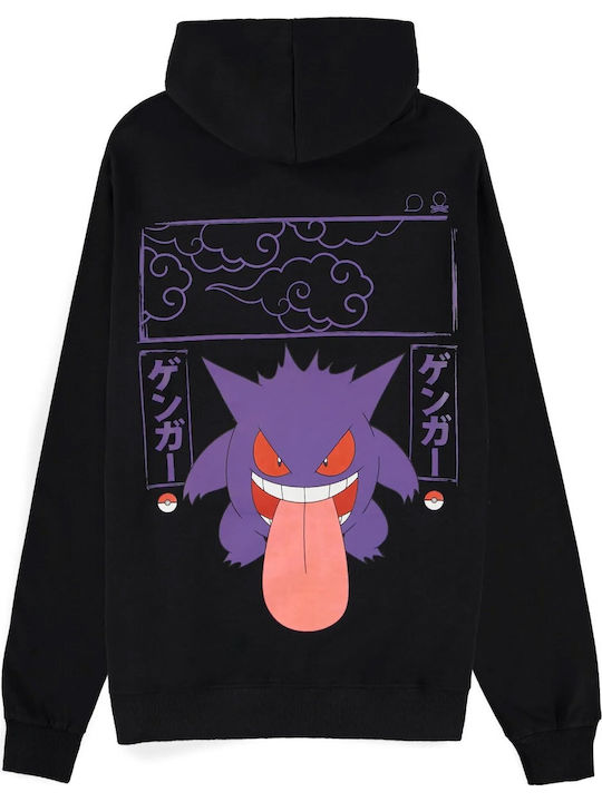 Pokemon Gengar Block Print Men's Hoodie Pokemon Gengar Block Print Men's Hoodie