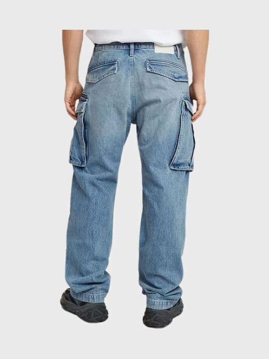 G-Star Raw M Rovic 3d Men's Cargo Jeans Pants Loose Fit Straight Blue