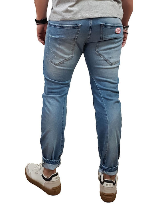 Cover Jeans Ανδρικό Παντελόνι Τζιν Loose Fit Denim Blue