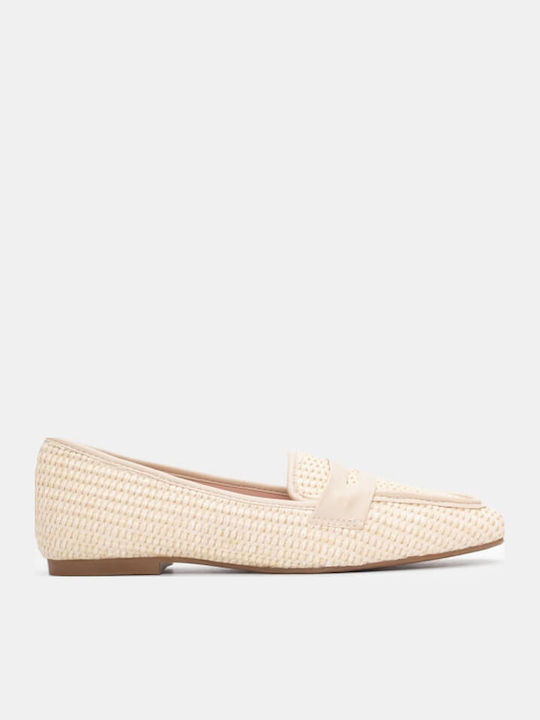 Γυναικεία Loafers σε Μπεζ Χρώμα