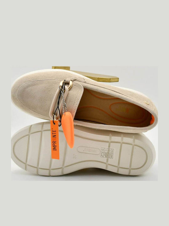 Δερμάτινα Γυναικεία Loafers σε Ροζ Χρώμα