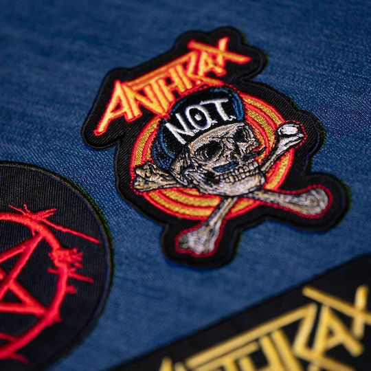 Σετ 3 Ραφτά Patches Anthrax