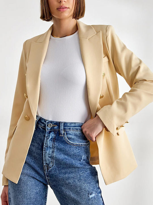 Cuca Women's Blazer Beige