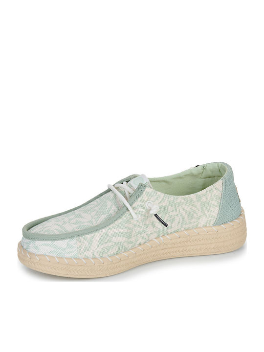 Women's Moccasins in Green Color