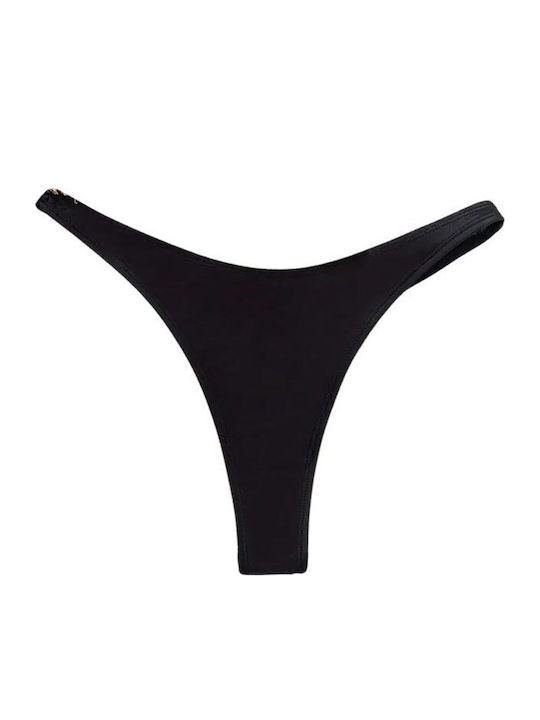 Bikini String Μαύρο