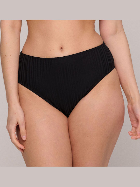 Bikini Slip Ψηλόμεσο Μαύρο