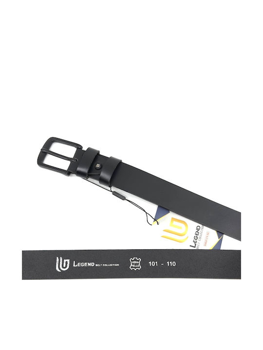 Men's Belt Leather Black
