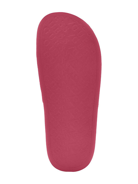 Damen-Flip-Flops - Hausschuhe in Fuchsie Farbe