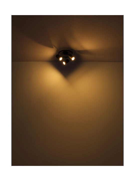 Globo Lighting Double Spot in Black Color