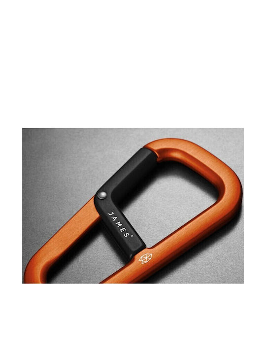 Schlüsselanhänger Karabiner James Brand Hardin Gelb