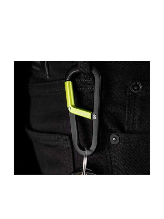 Schlüsselanhänger Karabiner James Brand Hardin Gelb