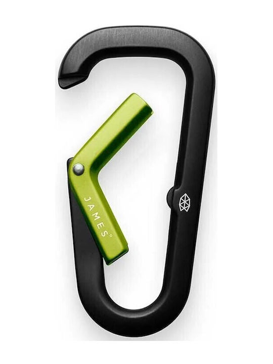 Schlüsselanhänger Karabiner James Brand Hardin Gelb