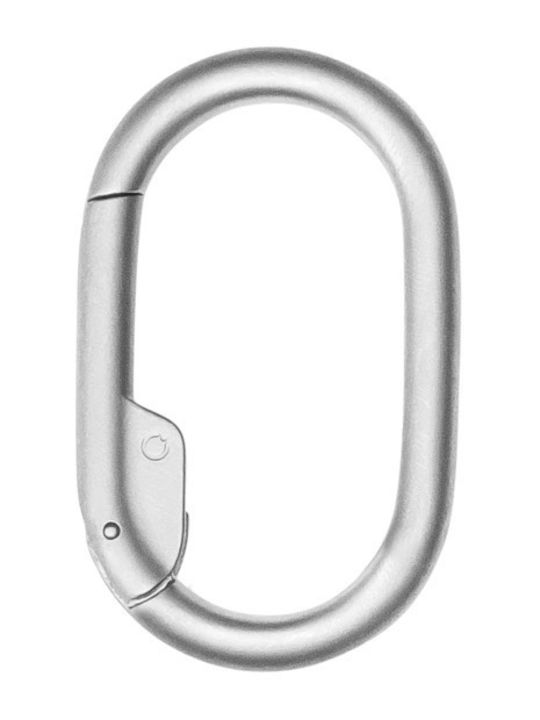 Μπρελοκ Κρικος Orbitkey Addo-clip-2 Silver