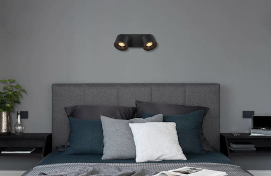 Globo Lighting Double LED Warm White Spot in Black Color