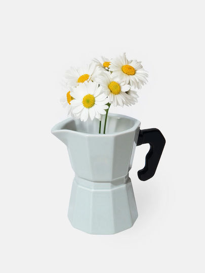 DOIY Διακοσμητικό Βάζο Keramik Weiß 14x12.5x16.5cm 1Stück
