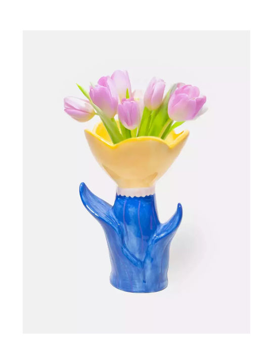 DOIY Decorative Vase Blue