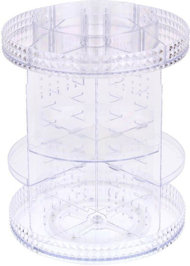 Rotating Makeup Organizer Cosmetic Jewelry Perfume Container