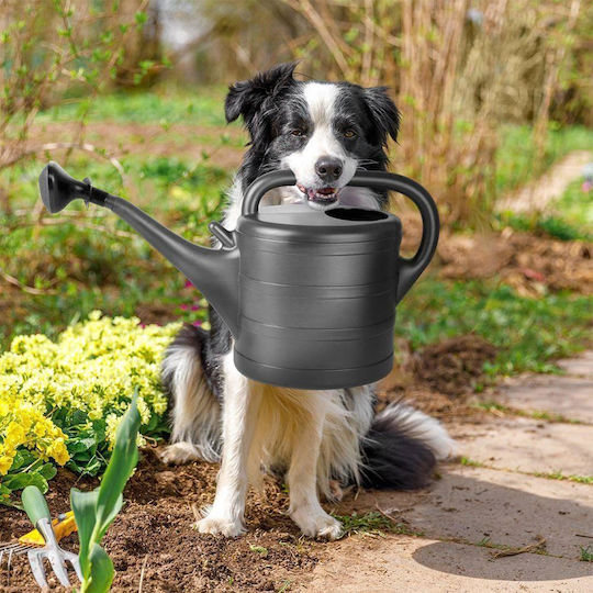 Vilde Plastic Watering Can 10lt Black