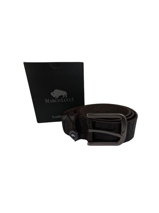 Klassischer Herrenledergürtel Dac Shop Dunkelbraun