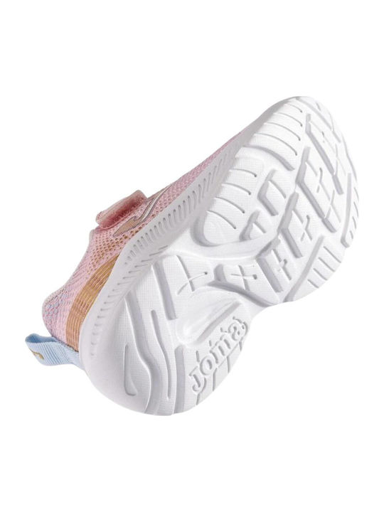 Horizon Jr Αθλητικά Παιδικά Παπούτσια Running με Σκρατς Ροζ