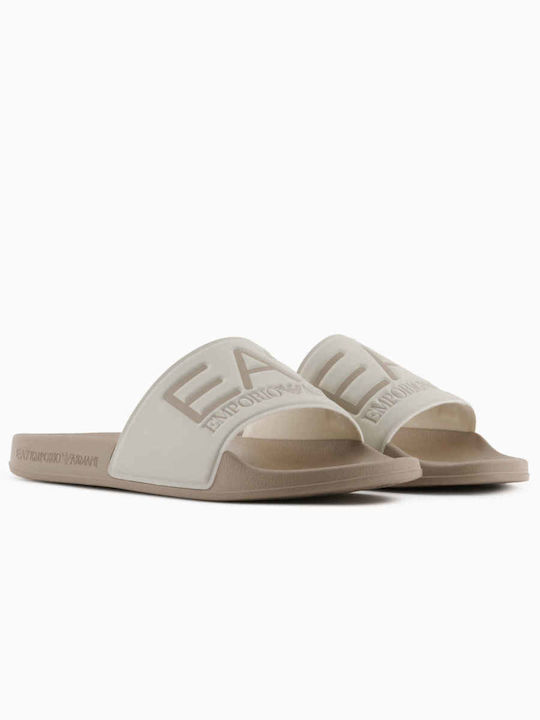 Emporio Armani Slides Μπεζ