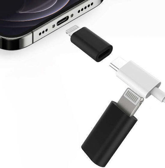 Μετατροπέας USB-C / Lightning female σε USB-C / Lightning female 1τμχ