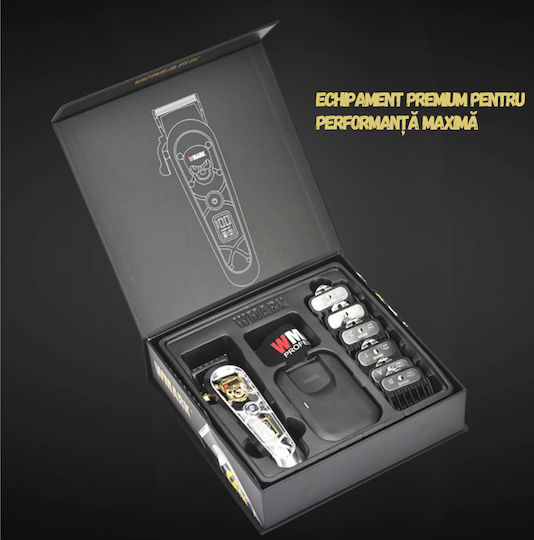Professional Rechargeable Hair Clipper Black