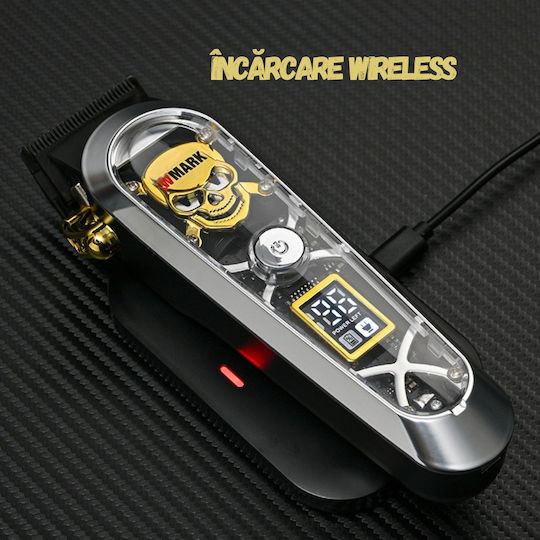 Professional Rechargeable Hair Clipper Black