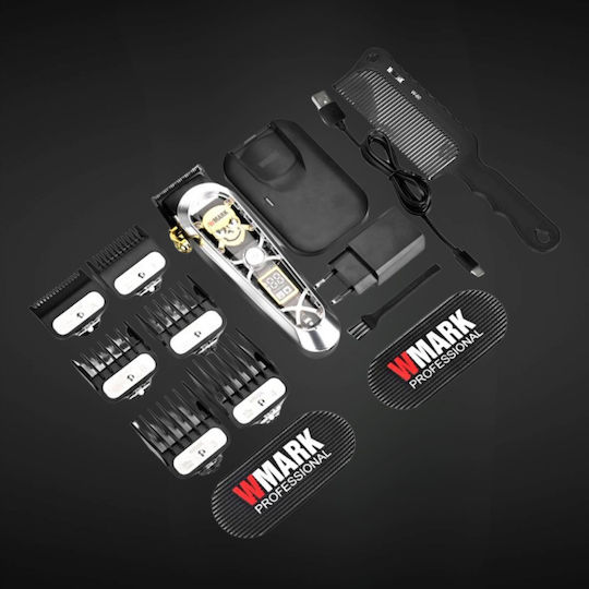 Professional Rechargeable Hair Clipper Black