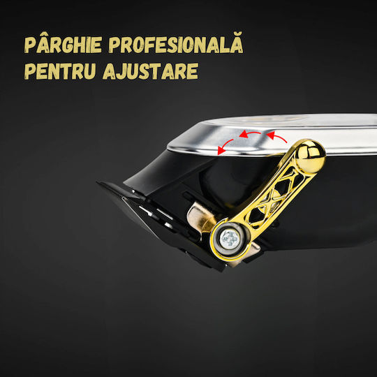 Professional Rechargeable Hair Clipper Black