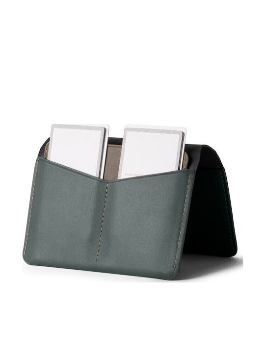 Leather Men's Wallet Travel with RFID Black