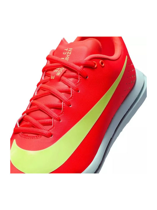 Triple Jump Elite 3 Sport Shoes Spikes Red