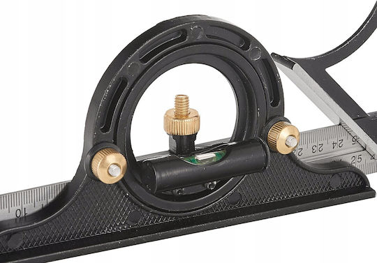 Geko Winkelmesser Zimmerleute Länge 30cm mit Winkelmesser